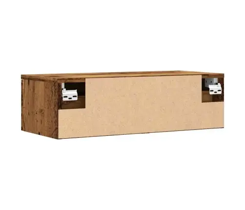 Sienas Skapītis, Veca Koka, 68X30X20 Cm, Inženierijas Koks Vidaxl