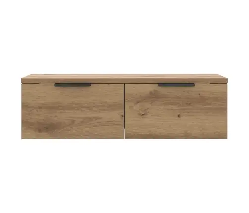 Sienas Skapītis, Koka Krāsa, 68X30X20 Cm, Inženierijas Koks Vidaxl