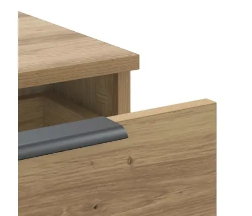 Sienas Skapītis, Koka Krāsa, 68X30X20 Cm, Inženierijas Koks Vidaxl