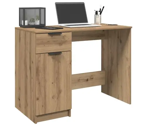 Kirjutuslaud Artisan Oak 100X50X75 Cm Engineered Wood