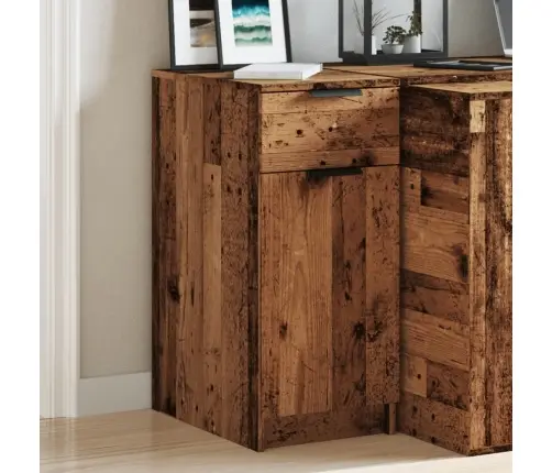 Rakstāmgalda Skapītis, Veca Koka, 33X50X75 Cm, Konstruēts Koks Vidaxl