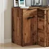 Rakstāmgalda Skapītis, Veca Koka, 33X50X75 Cm, Konstruēts Koks Vidaxl