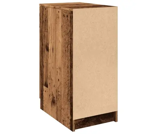 Rakstāmgalda Skapītis, Veca Koka, 33X50X75 Cm, Konstruēts Koks Vidaxl