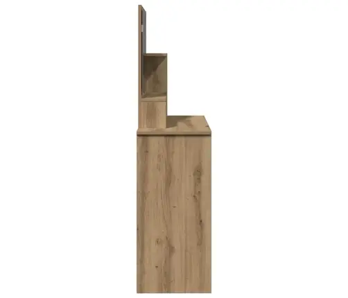Tualetes Galdiņš Ar Spoguli Artisan Ozols 86,5X35X136 Cm Vidaxl