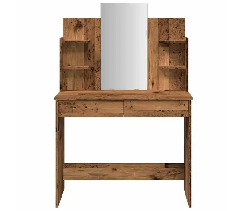 Peegliga Tualettlaud Old Wood 96X39X142 Cm