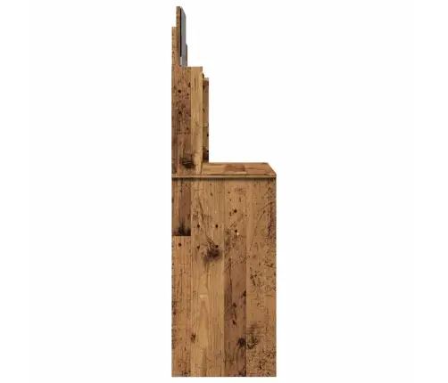 Peegliga Tualettlaud Old Wood 96X39X142 Cm