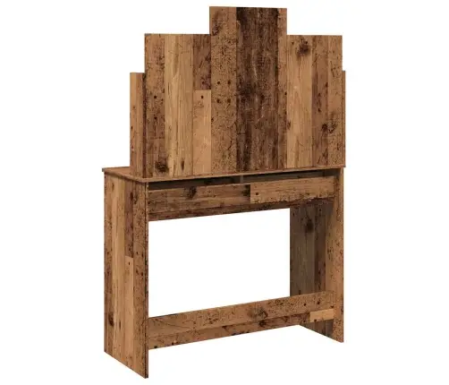 Peegliga Tualettlaud Old Wood 96X39X142 Cm