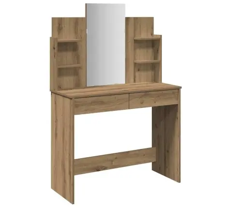 Peegliga Tualettlaud Artisan Tamm 96X39X142 Cm