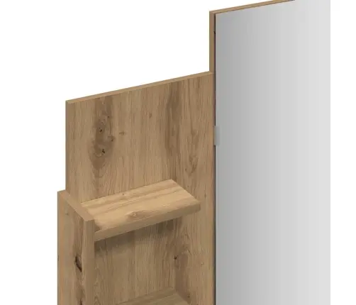 Peegliga Tualettlaud Artisan Tamm 96X39X142 Cm