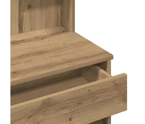 Peegliga Tualettlaud Artisan Tamm 96X39X142 Cm