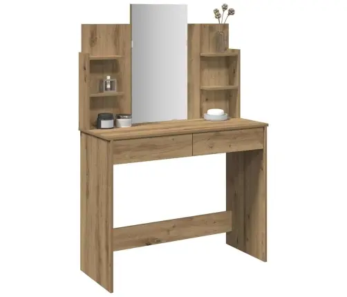 Peegliga Tualettlaud Artisan Tamm 96X39X142 Cm
