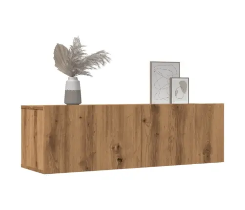 Sienas Tv Skapīši, 2 Gab., Koka Krāsa, 100X30X30 Cm Vidaxl Sienas Tv Skapīši, 2 Gab., Koka Krāsa, 100X30X30 Cm Vidaxl