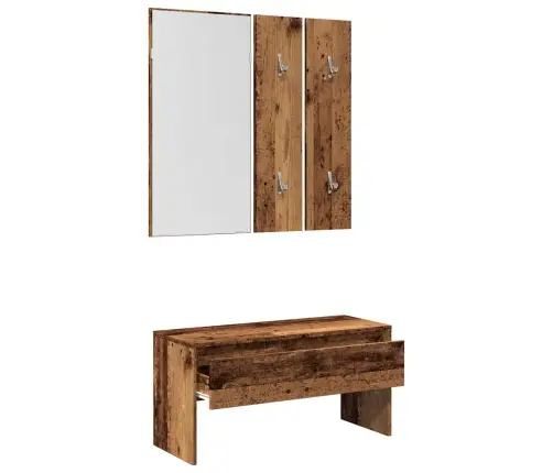 Esikumööbli Komplekt Old Wood Engineered Wood