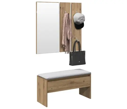 Priekšnama Mēbeļu Komplekts Artisan Oak Engineered Wood Vidaxl