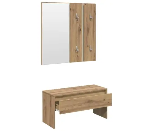 Priekšnama Mēbeļu Komplekts Artisan Oak Engineered Wood Vidaxl