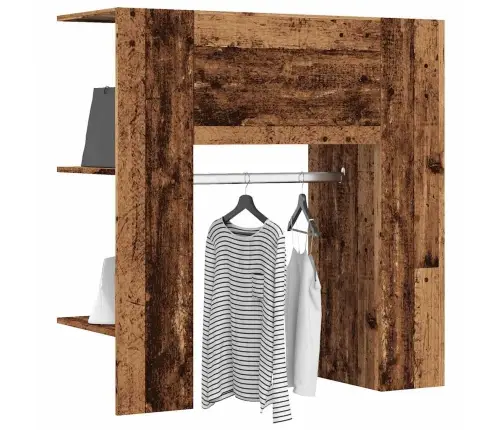 Gaiteņa Skapītis, Veca Koka, 97,5X37X99Cm, Inženierijas Koks Vidaxl