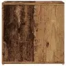 Kastes Atvilktne Old Wood 40,5X40X40 Cm Engineered Wood Vidaxl