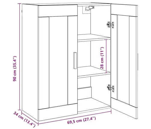Seinakapp, Käsitöötamm, 69,5X34X90 Cm