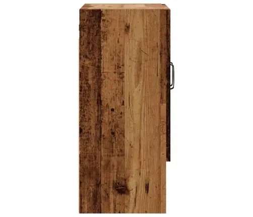 Sienas Skapītis, Veca Koka, 60X31X70 Cm, Inženierijas Koks Vidaxl