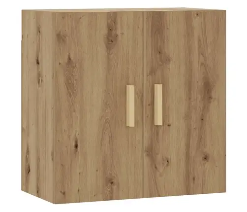 Sienas Skapītis, Koka Krāsa, 60X31X60 Cm, Inženierijas Koks Vidaxl