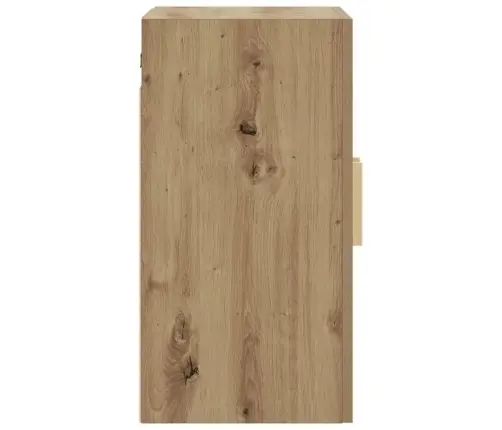 Sienas Skapītis, Koka Krāsa, 60X31X60 Cm, Inženierijas Koks Vidaxl