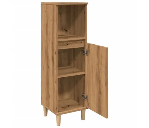 Vannitoakapp, Käsitöötamm, 30 X 30 X 100 cm Tehispuit