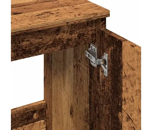 Izlietnes Skapītis, Veca Koka, 58X33X60 Cm, Inženierijas Koks Vidaxl