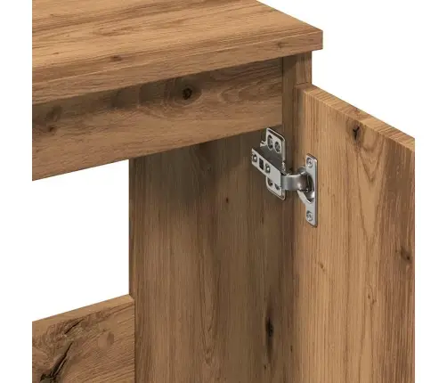 Izlietnes Skapītis, Koka Krāsa, 58X33X60 Cm, Inženierijas Koks Vidaxl