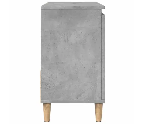 Izlietnes Skapītis Betona Pelēks 65X33X60 Cm Inženierijas Koks Vidaxl