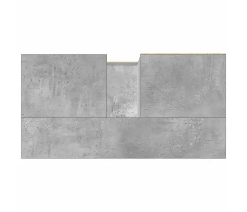 Izlietnes Skapītis Betona Pelēks 65X33X60 Cm Inženierijas Koks Vidaxl