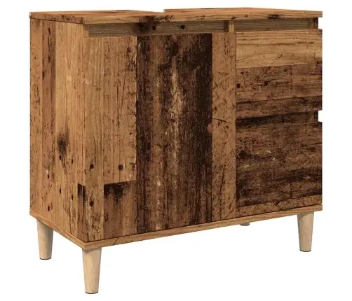 Valamukapp Vana Puit 65X33X60 Cm Engineered Wood
