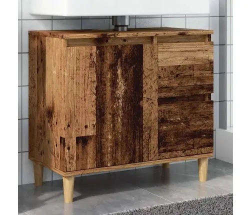 Valamukapp Vana Puit 65X33X60 Cm Engineered Wood