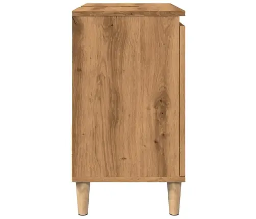 Izlietnes Skapītis, Koka Krāsa, 65X33X60 Cm, Inženierijas Koks Vidaxl