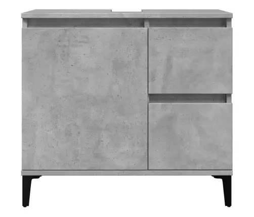 Valamukapp Betoonhall 65X33X60 Cm Engineered Wood