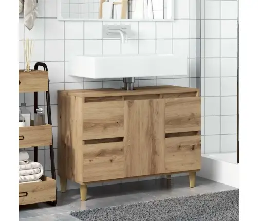 Spintelė Praustuvui, Artisano, 80X33X60cm Apdirbta Mediena