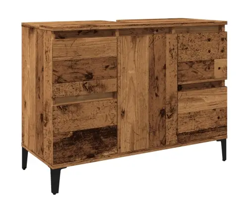 Valamukapp Vana Puit 80X33X60 Cm Engineered Wood