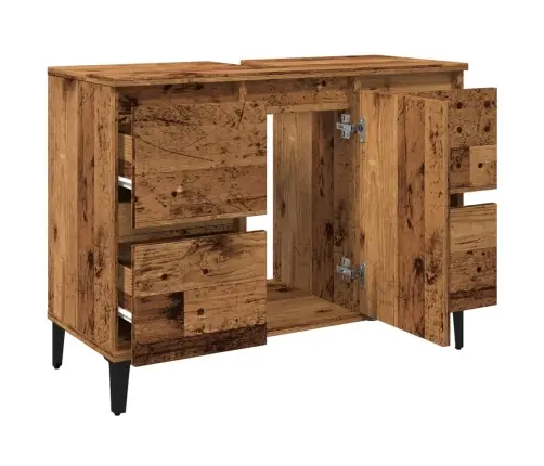 Valamukapp Vana Puit 80X33X60 Cm Engineered Wood