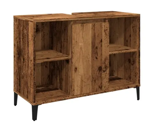 Izlietnes Skapītis, Veca Koka, 80X33X60 Cm, Inženierijas Koks Vidaxl