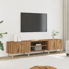 Tv Skapītis, Koka Krāsa, 180X31,5X40 Cm, Inženierijas Koks Vidaxl