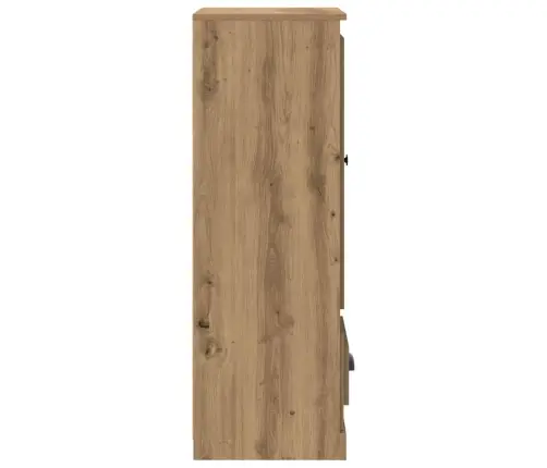 Augstais Skapītis Koka Krāsa 36X35,5X103,5 Cm Inženierijas Koks Vidaxl