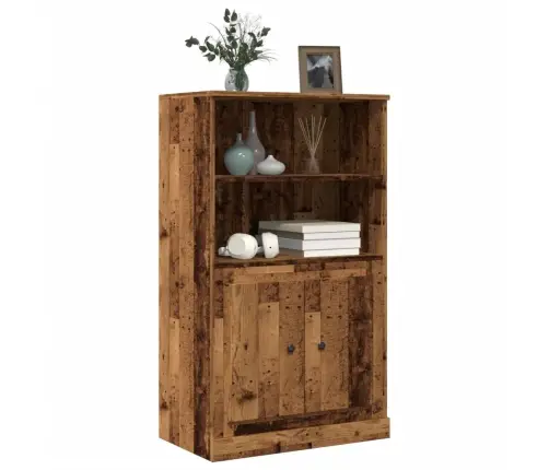 Komoda, Medienos Spalvos, 60X35,5X103,5cm Apdirbta Mediena