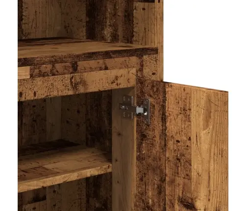 Komoda, Medienos Spalvos, 60X35,5X103,5cm Apdirbta Mediena