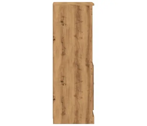 Augstais Skapītis Koka Krāsa 36X35,5X103,5 Cm Inženierijas Koks Vidaxl