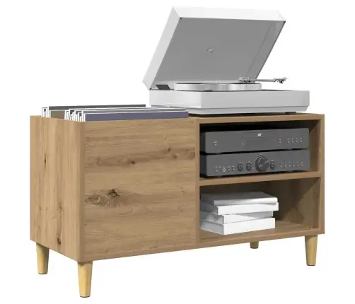 Vinilinių Plokštelių Spintelė, Artisano, 84,5X38X48cm Mediena