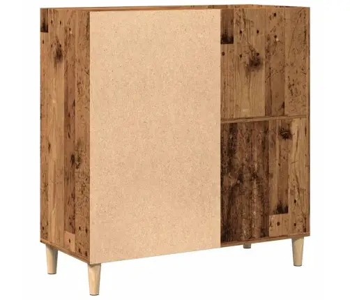 Ierakstu Skapītis, Veca Koka, 84,5X38X89 Cm, Inženierijas Koks Vidaxl