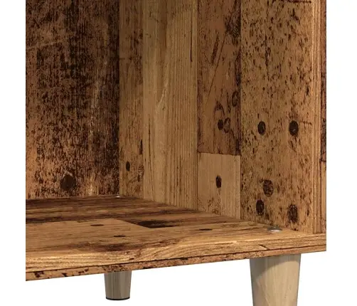 Ierakstu Skapītis, Veca Koka, 84,5X38X89 Cm, Inženierijas Koks Vidaxl