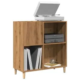 Ierakstu Skapītis, Koka Krāsa, 84,5X38X89 Cm, Inženierijas Koks Vidaxl