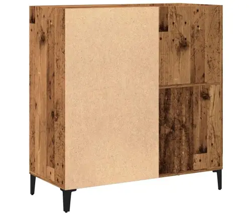 Ierakstu Skapītis, Veca Koka, 84,5X38X89 Cm, Inženierijas Koks Vidaxl