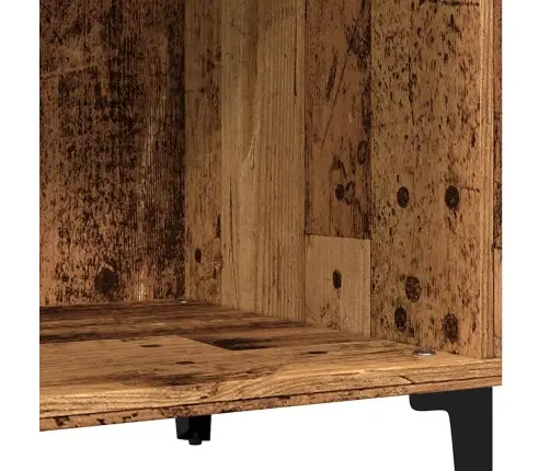 Ierakstu Skapītis, Veca Koka, 84,5X38X89 Cm, Inženierijas Koks Vidaxl