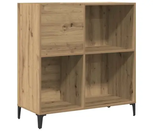 Ierakstu Skapītis, Koka Krāsa, 84,5X38X89 Cm, Inženierijas Koks Vidaxl